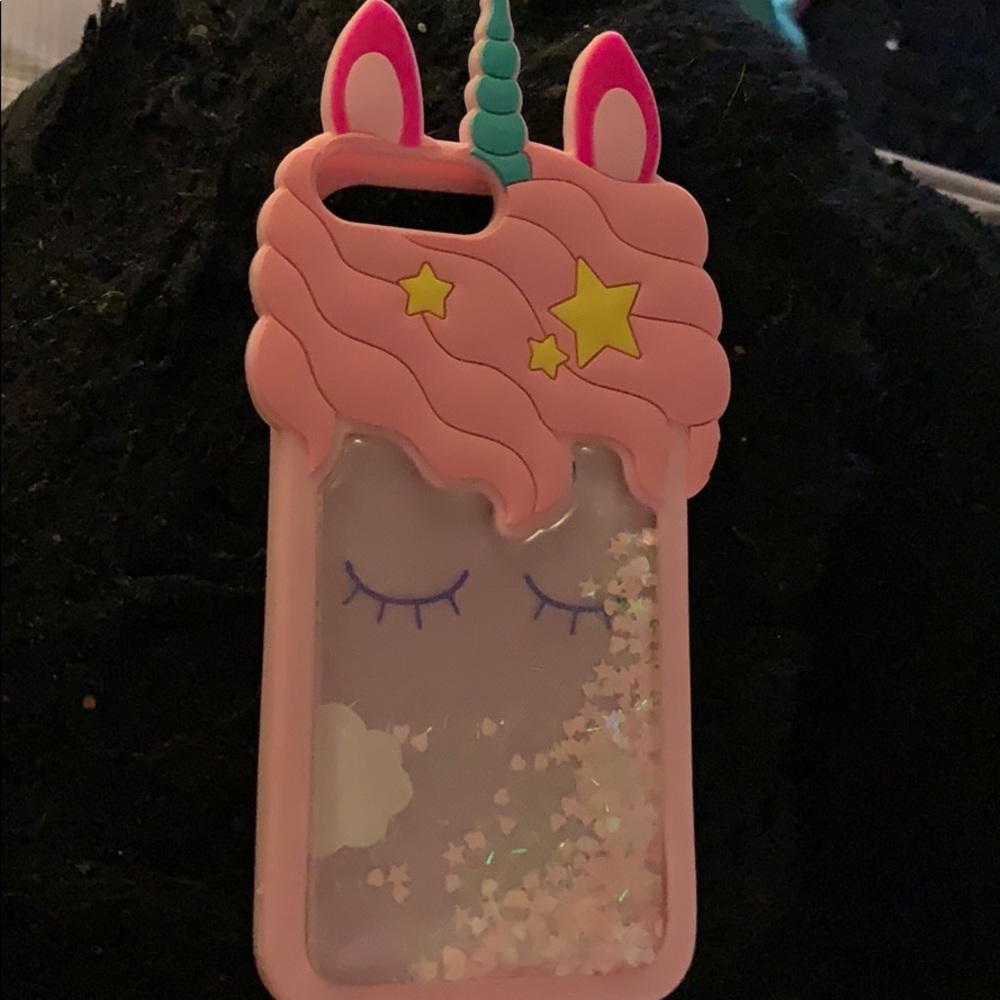iPhone 7 Plus silicon jelly unicorn phone case